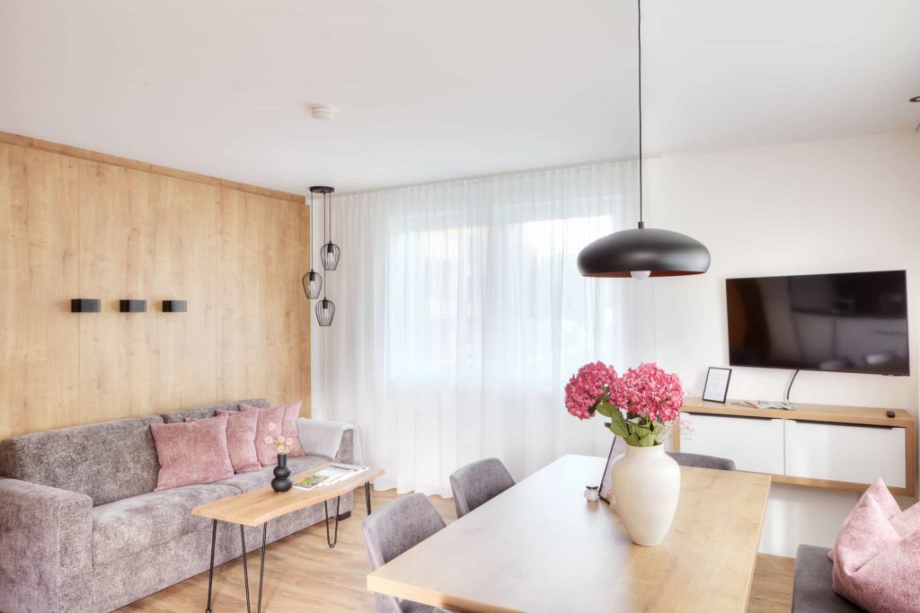 Alpenstolz Appartement Wohnbereich