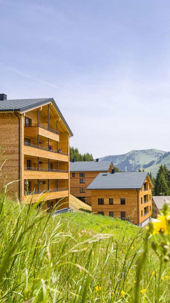 Außenansicht des Hauses Alpenstolz.