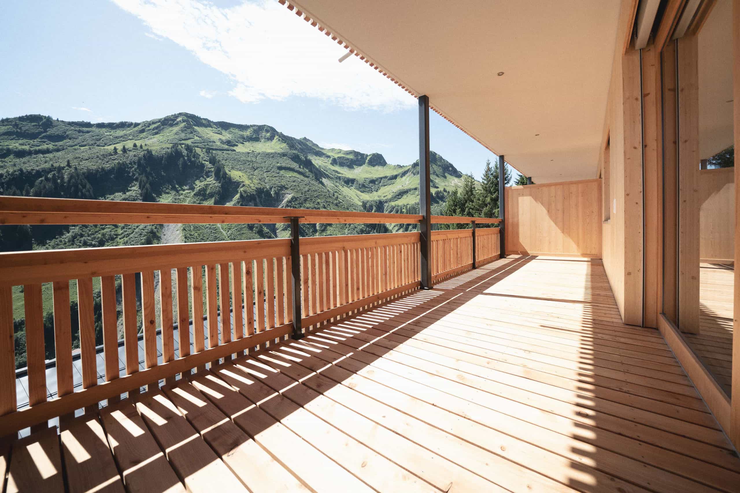 Alpin Apartments Landhaus Damüls Top 3 Terasse